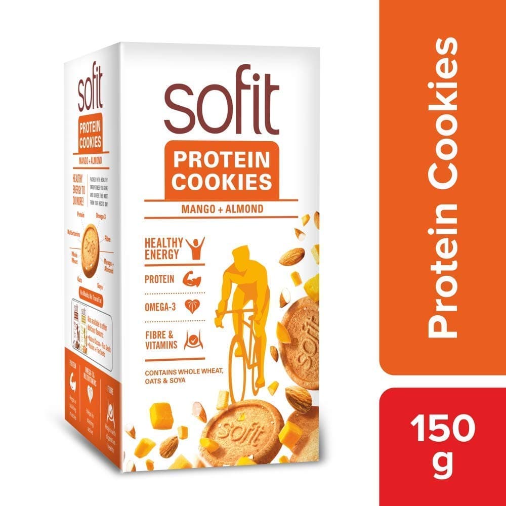 Sofit Protein Cookies, Mango and Almond, 150g
