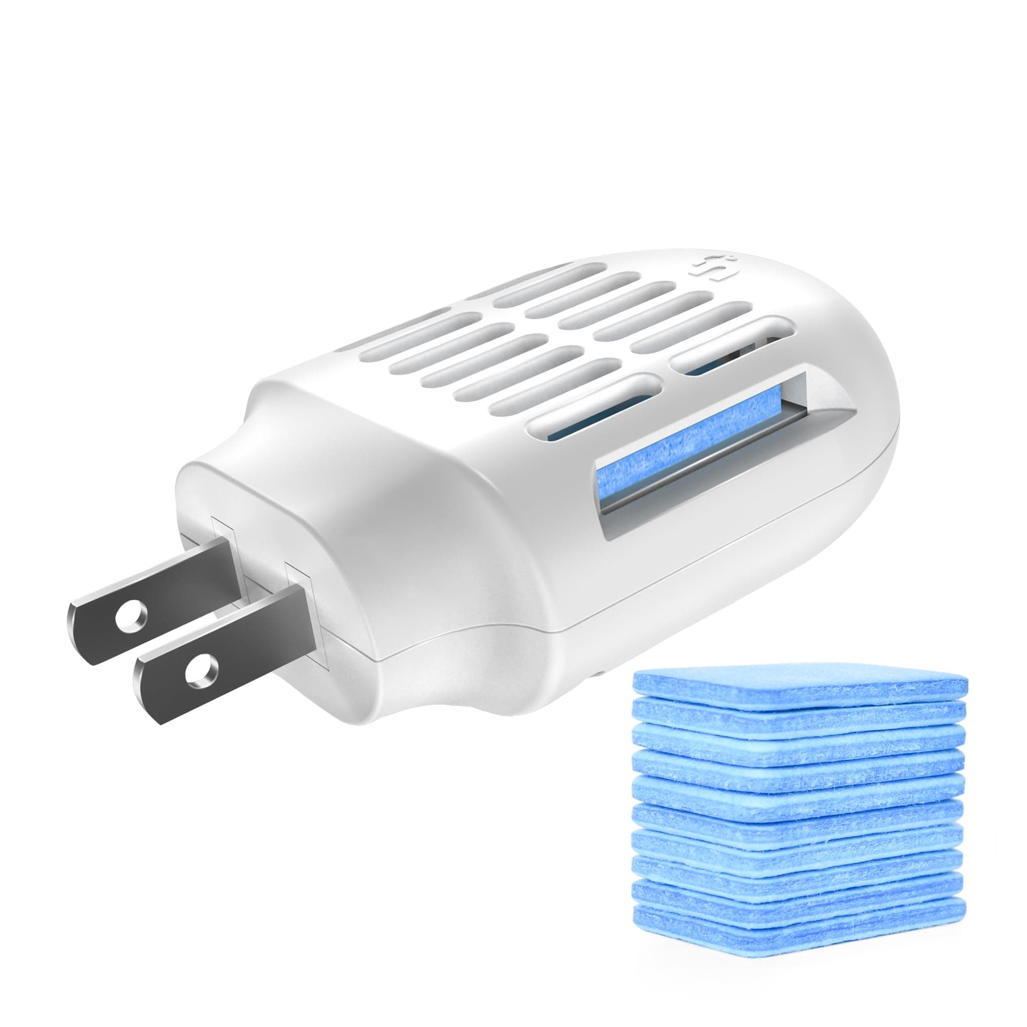 MoskillerMosquito Repeller Mosquito Repellent Plug in Wall Outlet Includes 10 Replacement Parts DEET Free Highly Effective for Home Bedroom Office Kitchen Camping Travel