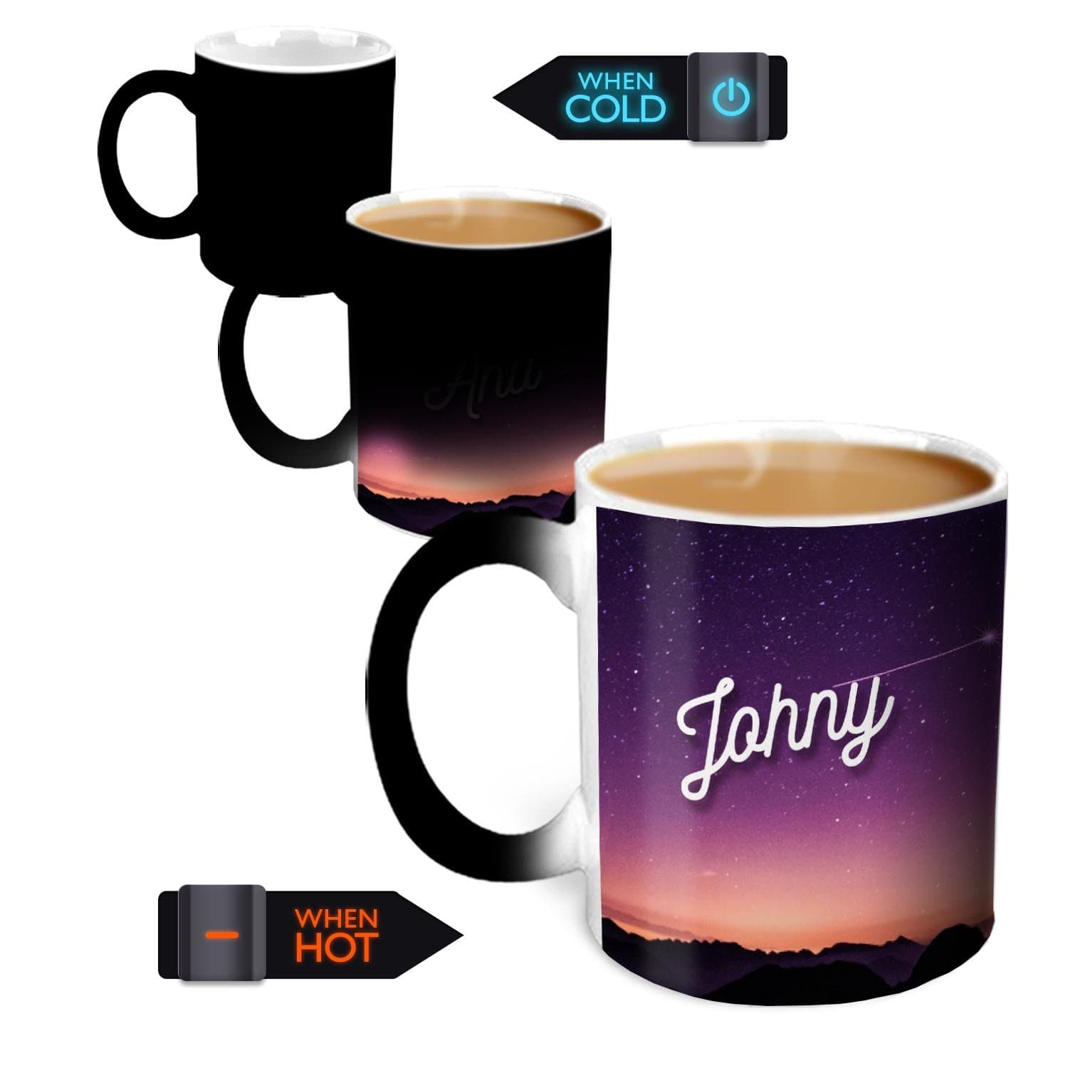 Hot Muggs® You're the Magic… Johny Magic Mug Personalised Name Ceramic, 315ml, 1 Unit