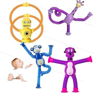 Toy Imagine Variation Telescopic Suction (Mix Pack of 4)