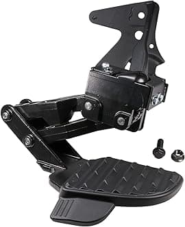 JDMSPEED New Rear Bed Step Retractable Bumper Step Replacement for Dodge Ram 1500 DT Dual Exhaust Vehicles 2019 2020 2021 2022 (New Body Style) Replaces 82215289AG 82215289AH