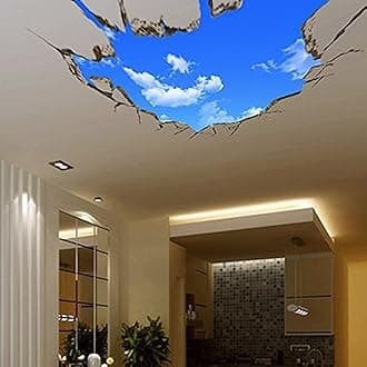 3d Stereo Ceiling Wall Stickers Art Decor Mural Room Decals Sticker