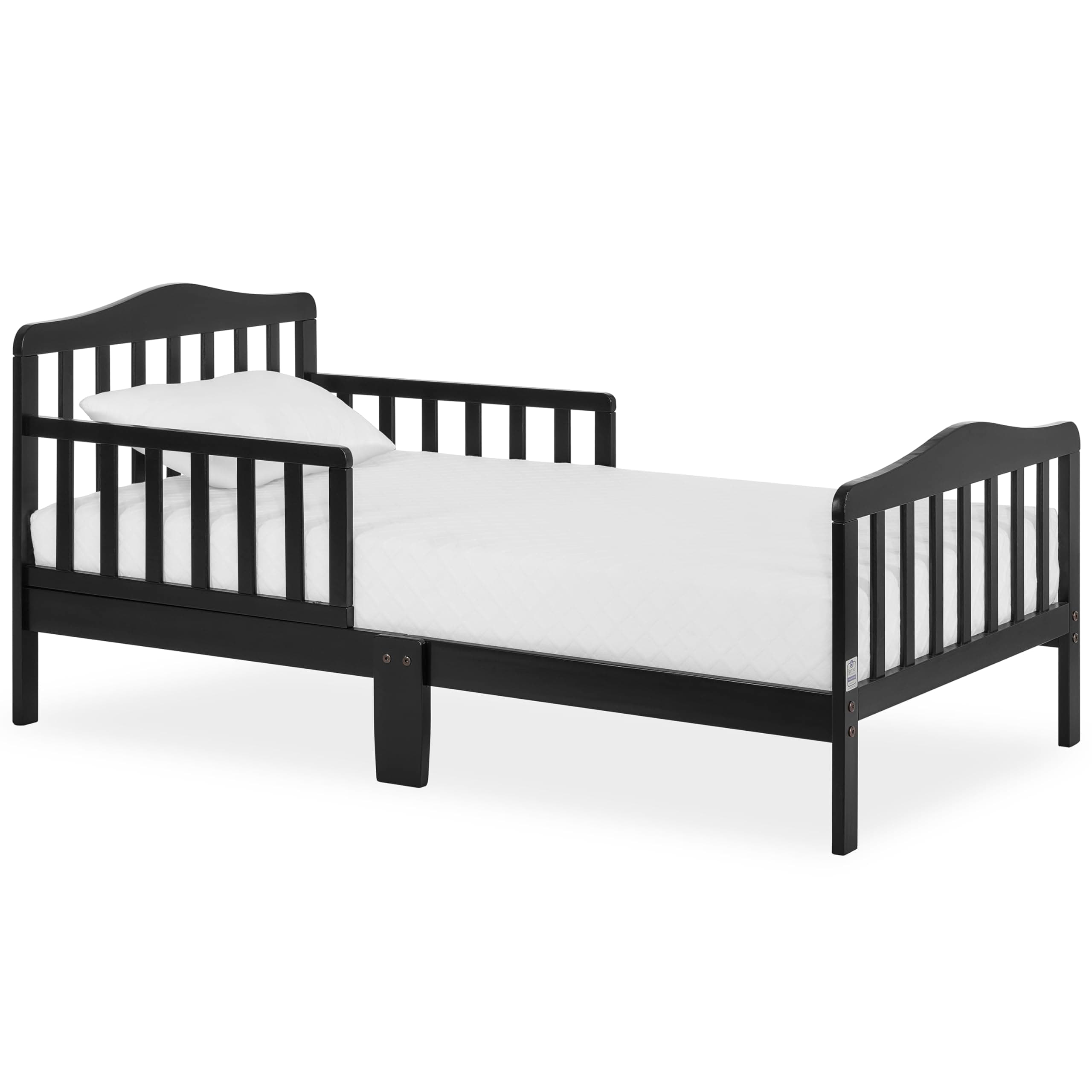 Dream On Me Classic Toddler Bed in Black