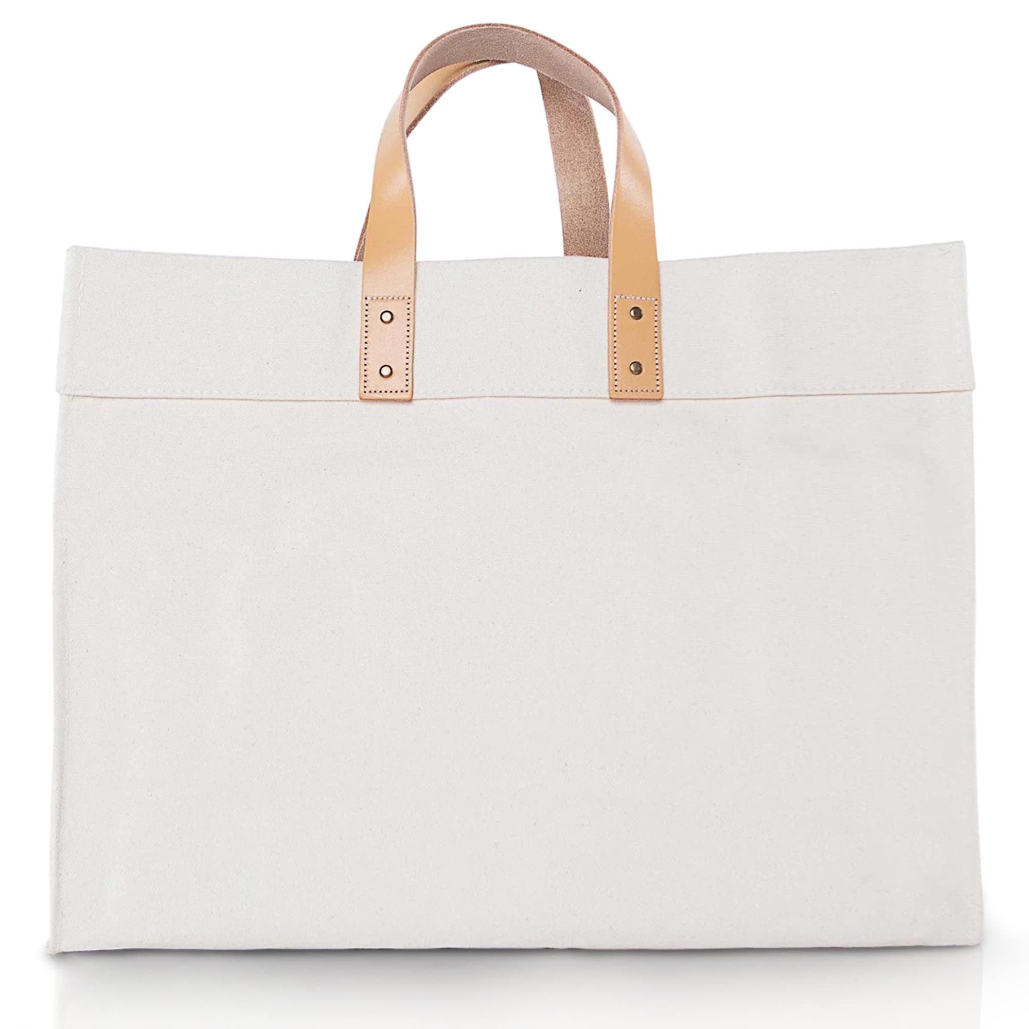 CB Station Advantage Utility Tote Bag, Eco-Friendly, and Durable 18 oz Cotton Canvas, Natural