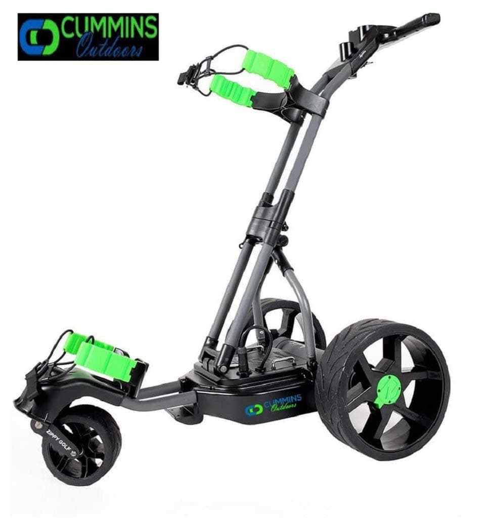 The Alligator 100% Waterproof Electric Remote-Control Golf Caddy, Industry Best 2-Year Warranty Innovative Modern Design, Light Weight, Compact Built to Last 36-Hole Removable Lithium Power Plant.
