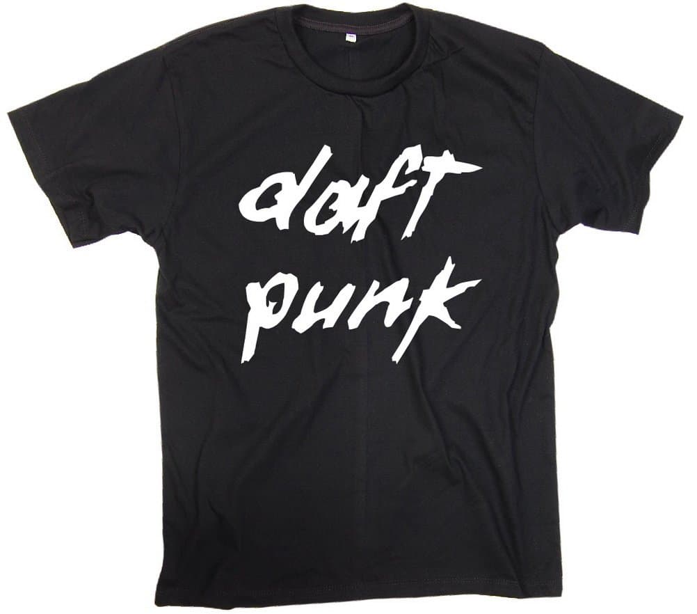 Unisex Daft Punk Digital Love Electronic Music Nice Black Tee Shirts (S)