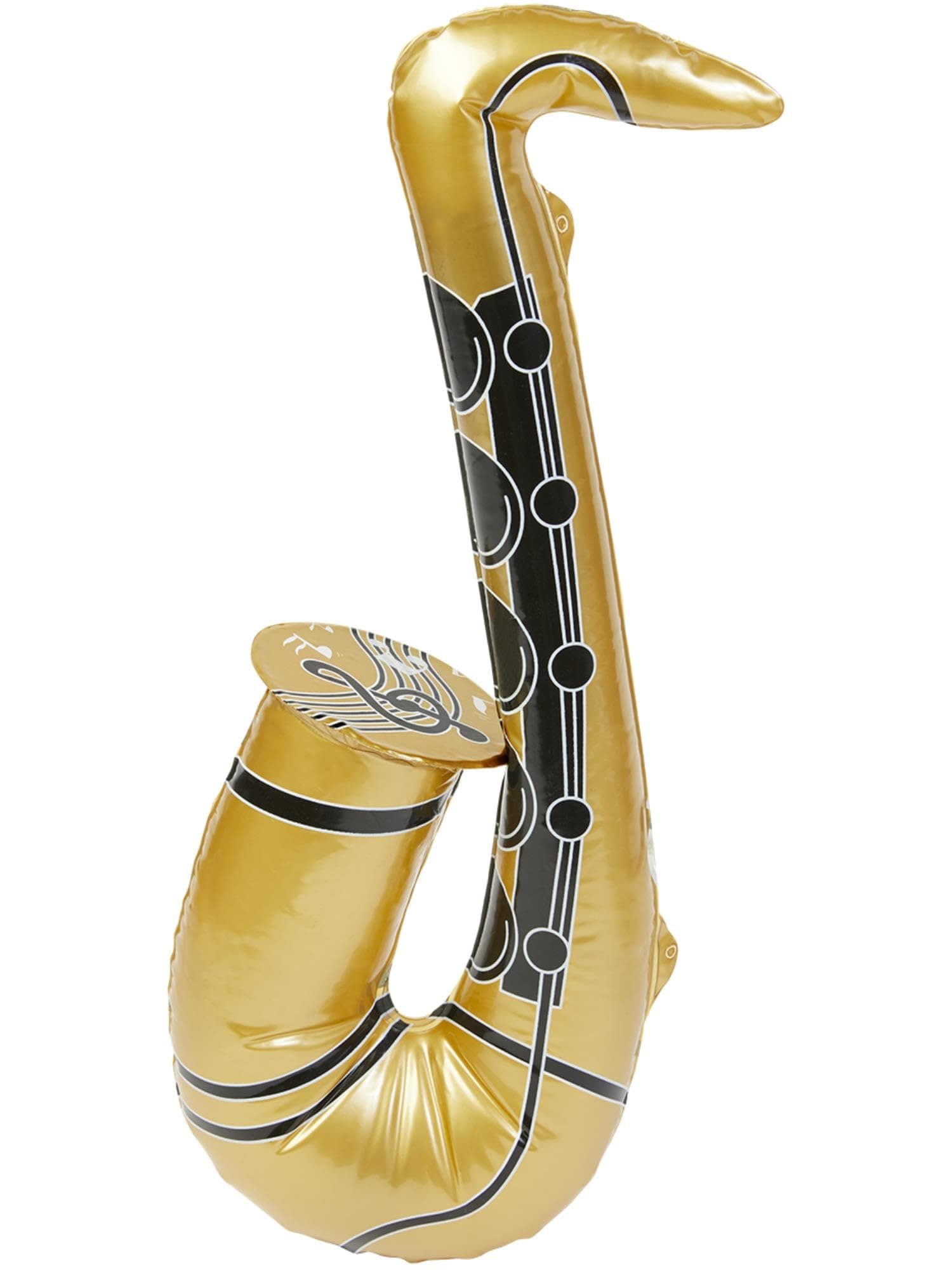 Smiffys Inflatable Saxophone gold one size