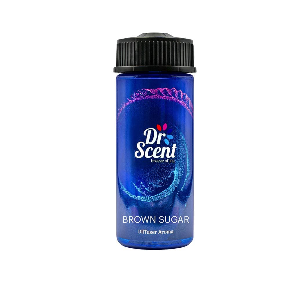 Dr Scent Diffuser Aroma Brown Sugar, with Distinctive Notes of Brown Orchid Flower | Strong Essence of vetiver | Ending with Sweet Sugar Notes (170ml)