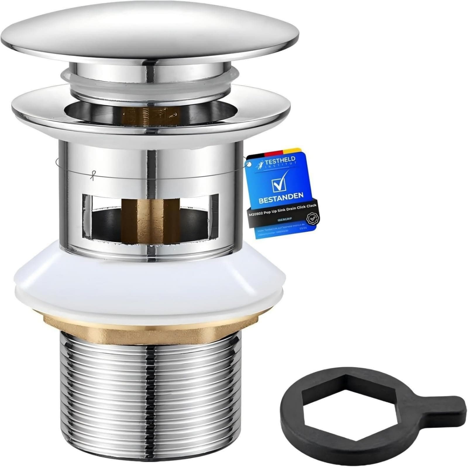 Click clack basin waste