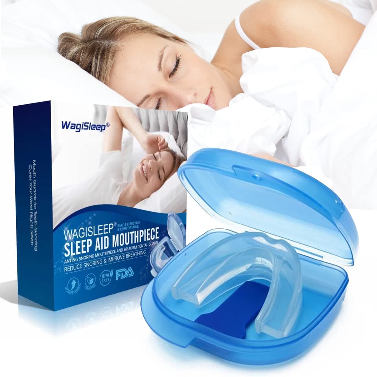 Anti Snoring Devices, Snoring Solution Stop Snoring Aids Snore Stopper Reduce Snoring Sleeping Aid Device for Comfortable Sleeping Safe Snore Relief