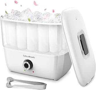 EasyinBeauty Hot Towel Warmer for Facials, Holds 16 Small Towels, 5L Portable Towel Steamer with Quickly Heating in 1-5 Mins, Auto Off Timer Foldable Towel Warmers for Spa, Barber, Manicures, Massage