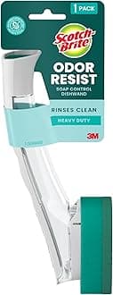 Dishwands: soap control scrub dots heavy duty dishwand (Green)