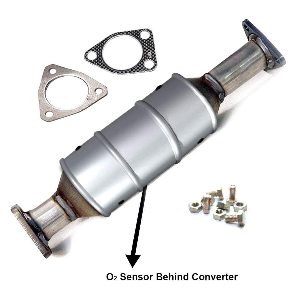 Catalytic Converter Main Replacement | 2003-2007 Honda Accord 2.4L DX, EX, LX Coupe & Sedan | OBDII Direct Fit with Gaskets & Bolts Included
