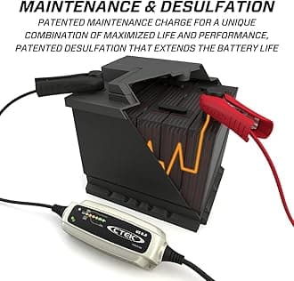 CTEK (56-865 US 0.8 12 Volt Fully Automatic 6 Step Battery Charger,Black