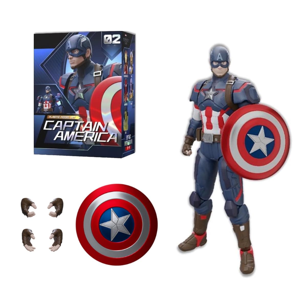 1/12 Scale Infinity Saga America Cap. Assembly Model Kits Easy-Build Series Series Age 15+