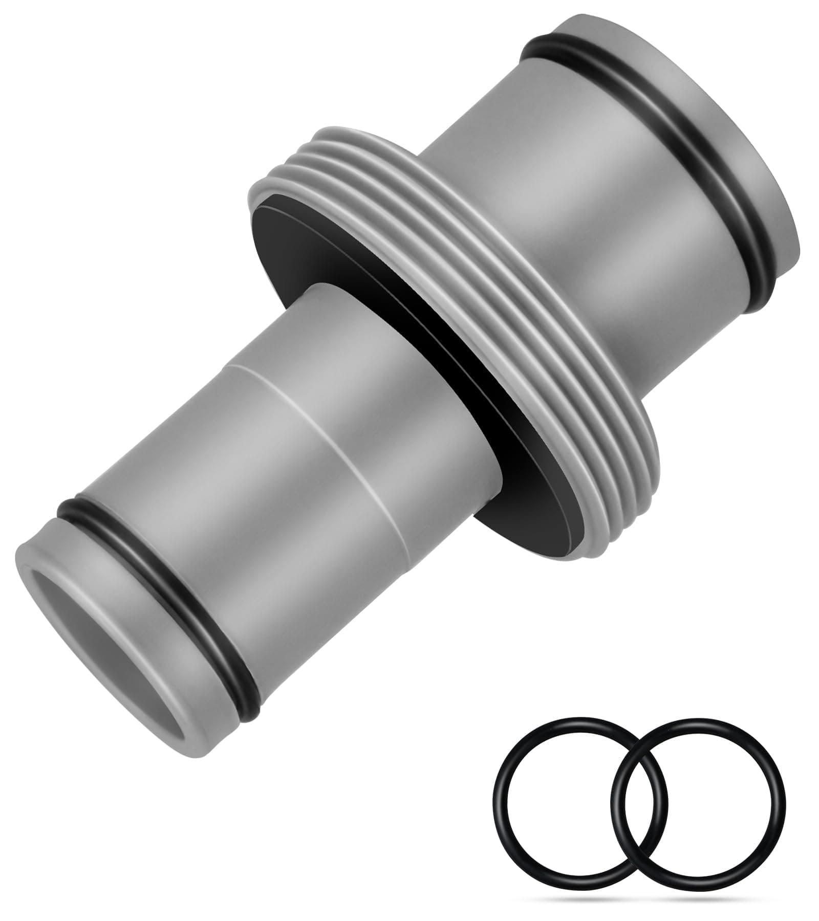 Pool Hose Connector, 1.5" to 1.25" Pool Hose Adapter, Double Leak-Proof for Intex Pool Parts and Accessories Replacement, Above Ground Swimming Pool and Pool Filter Pump