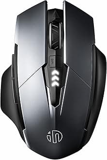 Wired Mouse, USB wired mouse with 6 Button Silent Click Ergonomic 1.5M USB Cable Computer Mouse Gaming Mice Silent Click 3200DPI Optical Mouse for PC Laptop(Grey)