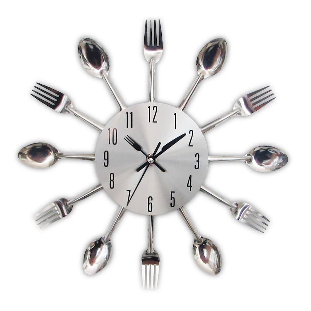 Creative Cutlery Kitchen Spoon Fork Wall Clock