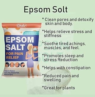 PUNAMULCH Epsom Salt Bath Soak ? Natural Magnesium Sulfate for Relaxing Foot & Body Soak (20kg)