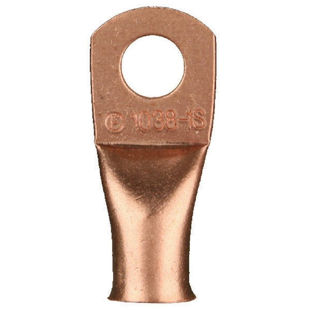 AMMO TENNA Install Bay Copper Ring Terminal 2 Gauge 5/16 Inch 10 Pack - CUR2516