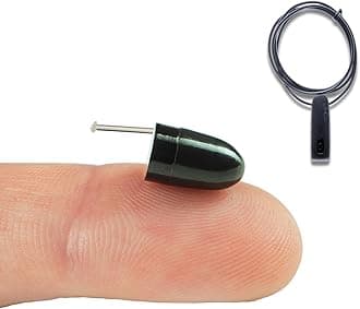 PingaOculto Spy Earpiece Bluetooth Wireless Earphones Invisible Hidden Mini Headset Exam Phone Microphone - Secret Earphone Micro Ear (Spy Earpiece Vip Pro UltraMini Bluetooth Integrated Microphone)