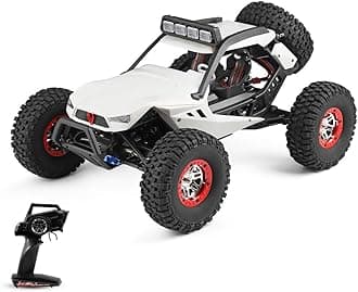 WLtoys 12429 RC Car, 1: 12 Scale 4WD 40KM/H High Speed RC Crawler with LED Lights, 2.4GHz All Terrain Off Road RC Truck for Adults