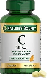 Vitamin C 500mg, Supports a Healthy Immune System, Daily Vitamin Supplement, 250 Vegetarian Tablets