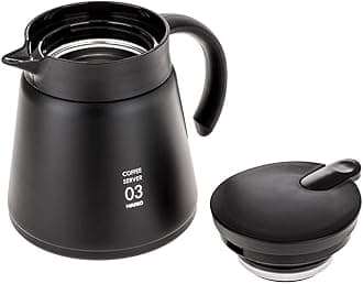 Hario VHS-80B Stainless Steel Coffee Pot,Black,800 ml