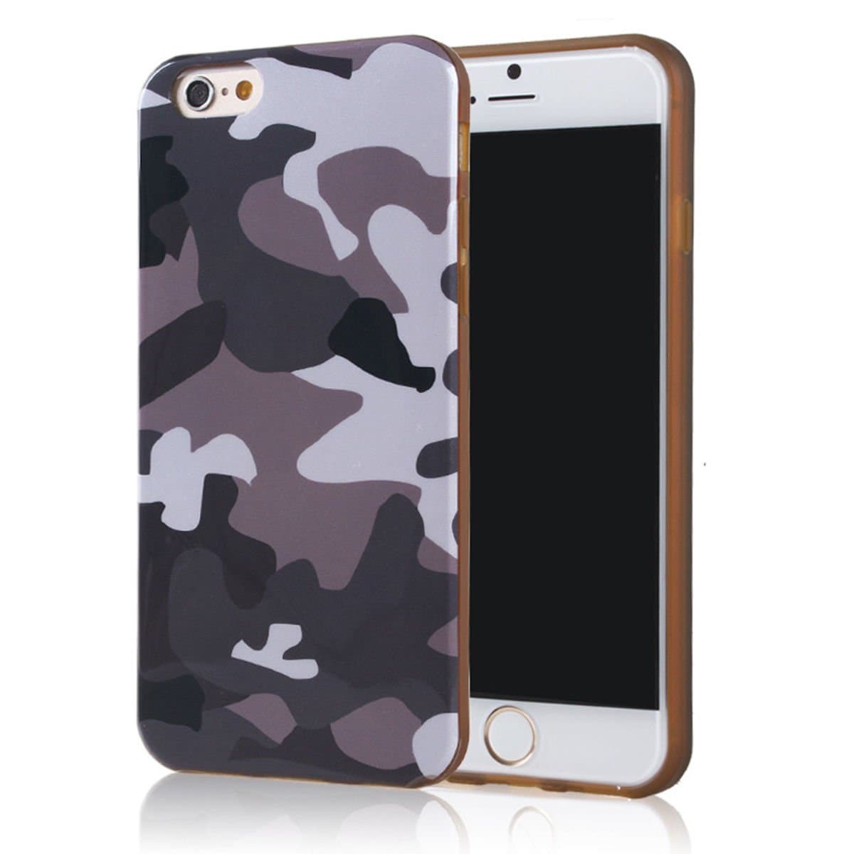 iPhone 6S Case, MC Fashion[Ultra-thin Camouflage Series] Flexible Design,Light and Scented Case for Apple iPhone 6S 4.7" (2015) & iPhone 6 4.7" (2014) (Brown Camouflage)