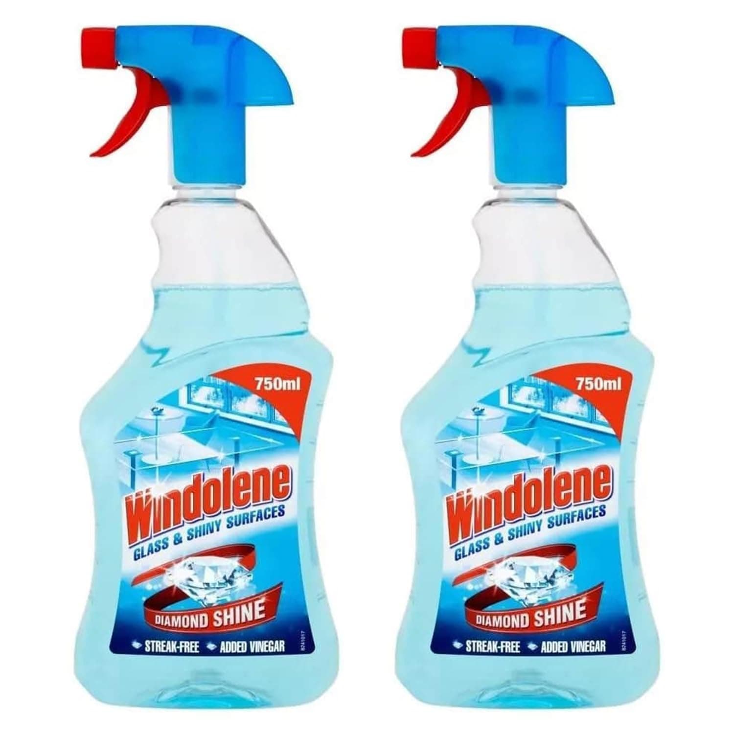 Windolene Window Cleaner Spray, Glass & Shiny Surfaces, 750ml, Pack of 2