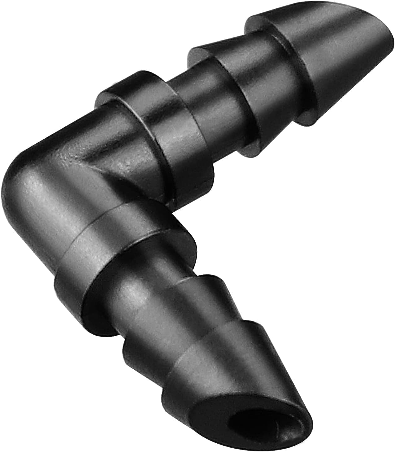 1/4-Inch 4mm Feeder Line Accessories Barbed Elbows Fitting Perfect for Drip Irrigation Tubing System, Flower Beds, Vegetable Gardens, Herbs Gardens 30 PCS/Bag