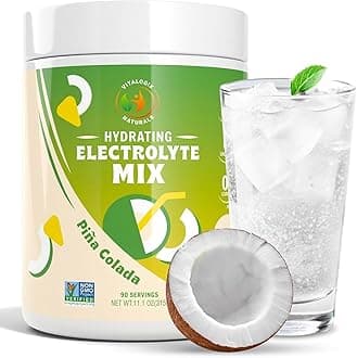 Electrolyte Powder – Sugar-Free Hydration Mix with Magnesium, Potassium, Calcium & Sodium | Zero Carb Electrolyte Drink for Muscle Recovery, Cramp Relief & Energy | 90 Servings