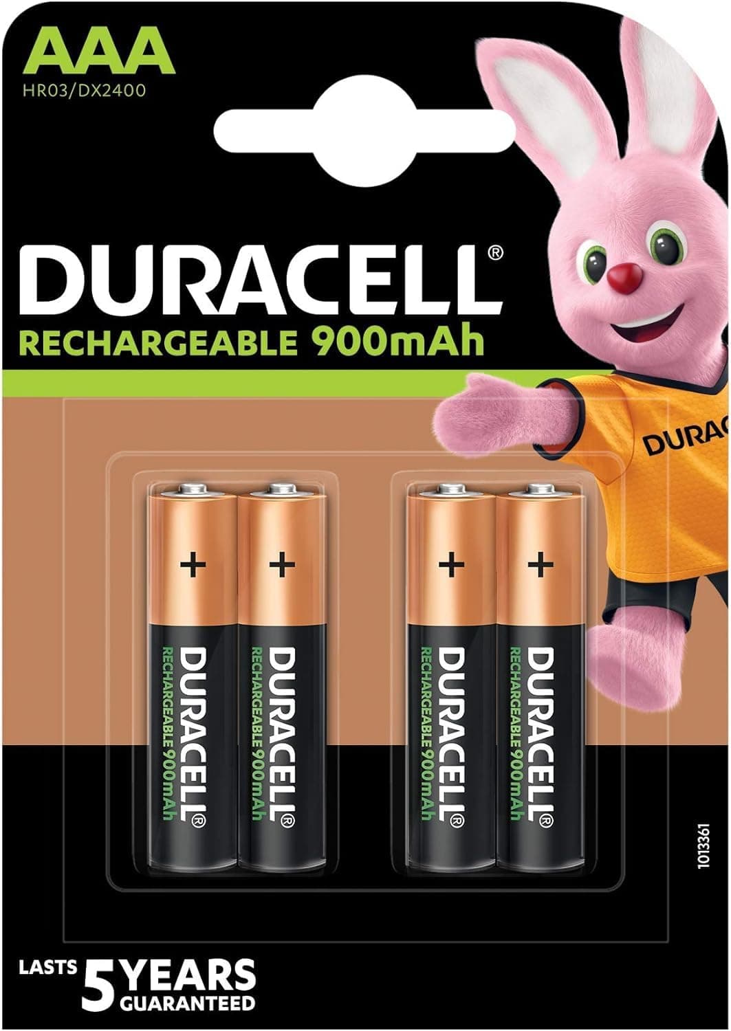 Duracell Active Charge Battery Long-life Rechargeable 800mAh AAA Size 1.2V Ref 75043988 [Pack 4]