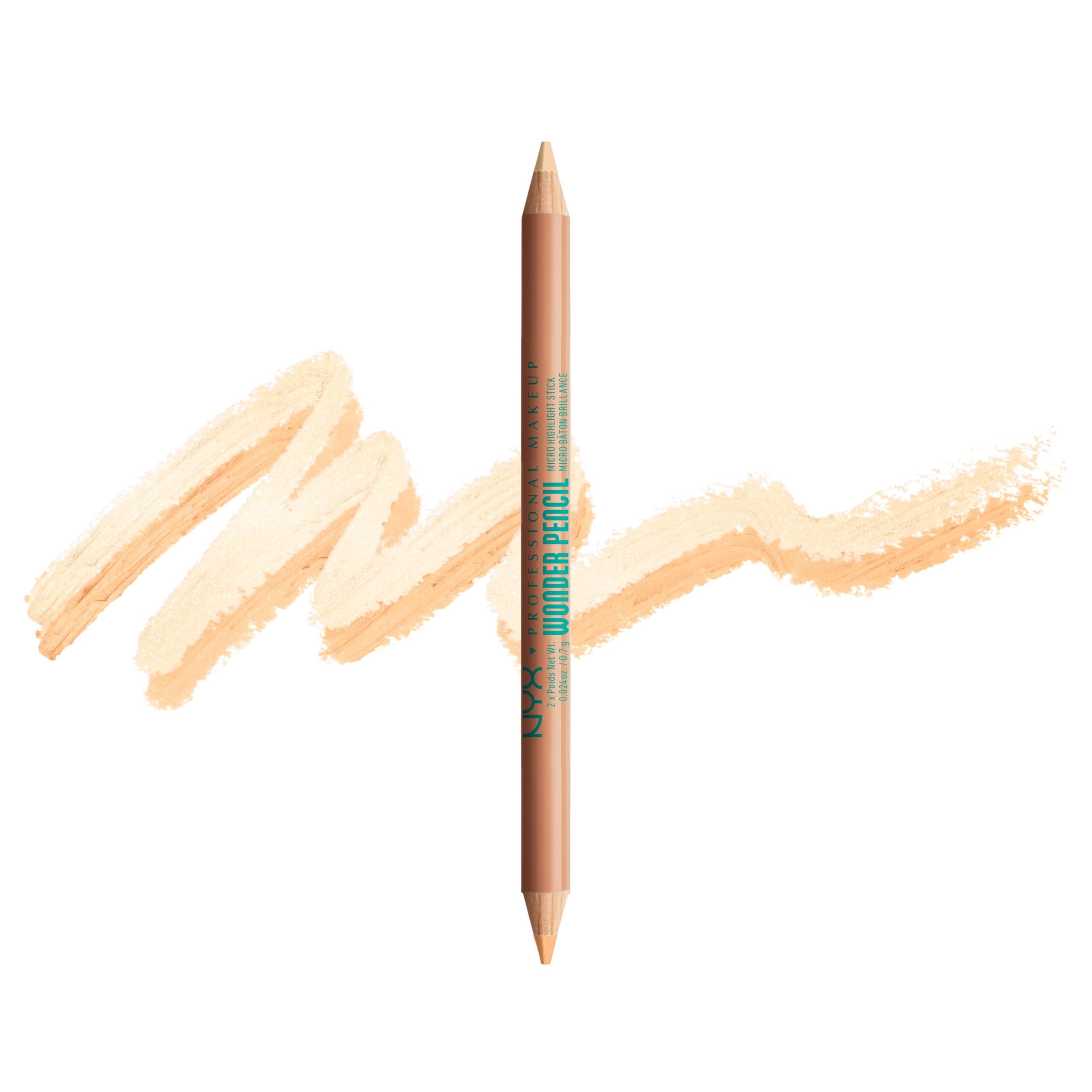 Brow Highlighter, Dual Ended Pencil, For Lifting, Highlighting And Concealing, Wonder Pencil, Medium,