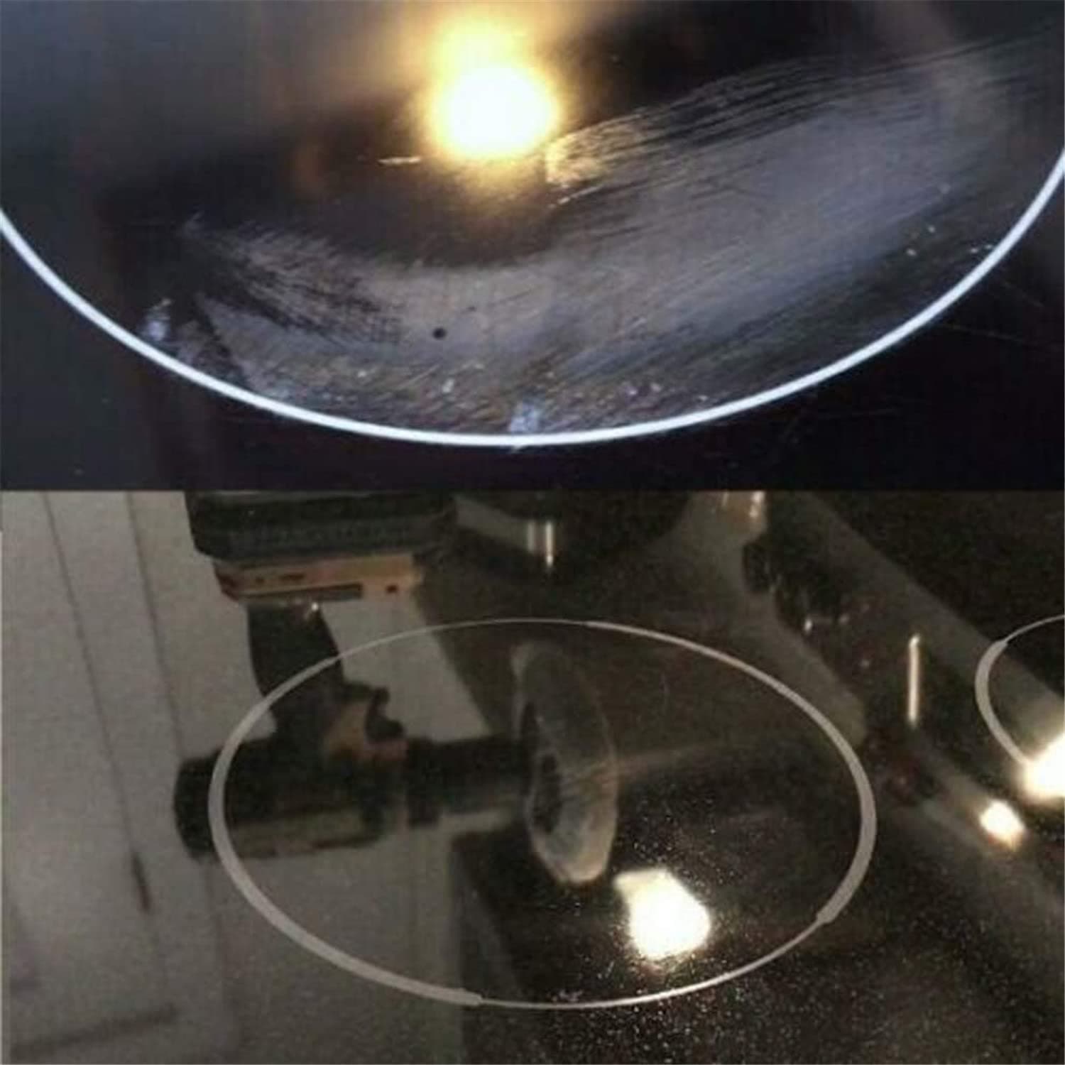 100ML Scratch Free Stove Top Scratch Remover,Multipurpose Cooktop Cleaner,Glass Ceramic Stove Top Cleanerr, Car Paint Scratch Repair, with Sponge