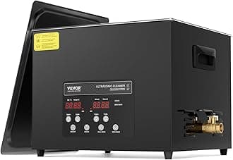 15L Sonic Cleaner, 360W Digital Ultrasonic Cleaning Machine with Upgraded Degassing and Gentle Mode, 40kHz Industrial Ultrasound Cleaner with Timer and Heater for Retainer Jewelry Tools