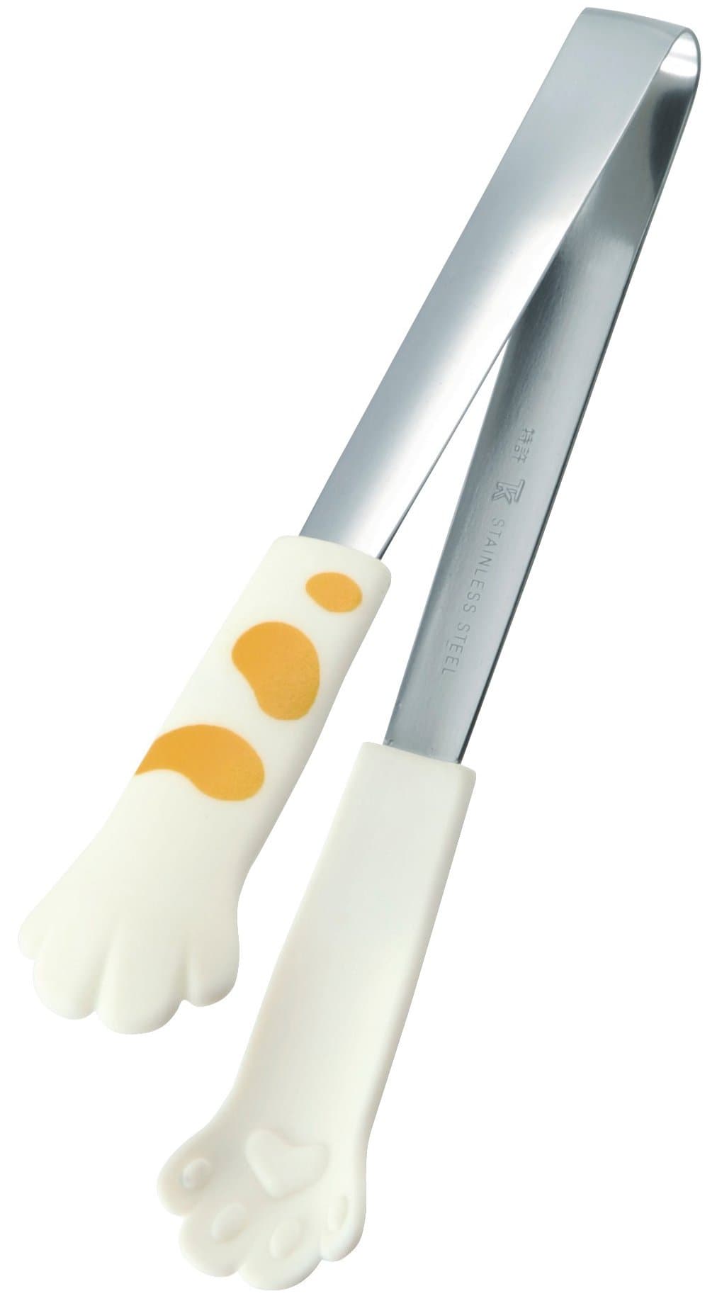 Miya Catch Cat Tongs, 4.75-Inch, White