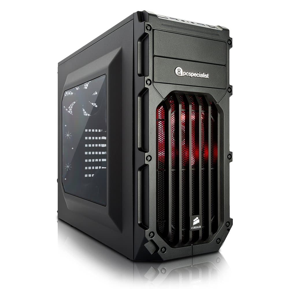 PC Specialist Omega Impact II Pro Gaming Desktop (Black) - (Intel i5-6500 Quad Core Processor, 16 GB RAM, 240 GB SSD Plus 2 TB HDD, NVIDIA GeForce GTX 1060 Graphics, Windows 10)