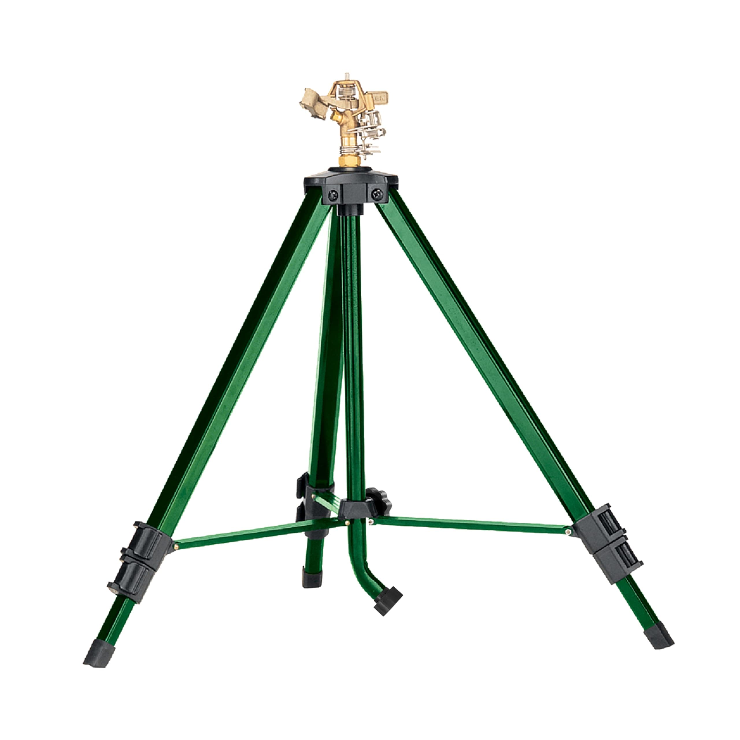 Orbit 1/2 Inch Brass Impact Sprinkler on Tripod Base