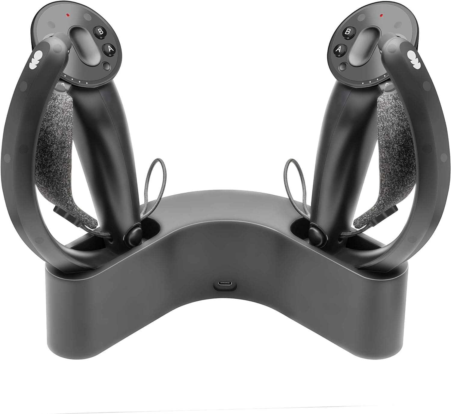 Magnetic Charging Dock/Stand Holder and Organizer for Valve Index VR Controller (Black)