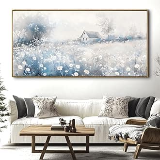 landscape Abstract Wall Art For Living Room Large Size Framed Canvas Wall Art Abstract Wall Decor Abstract Art Paintings Modern Artwork Decor for Bedroom Bathroom 40X20in