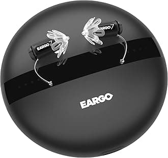 EARGO 7 Virtually Invisible Self-Fitting FDA-Cleared OTC CIC Hearing Aids - Rechargeable, Lifetime Customer Support