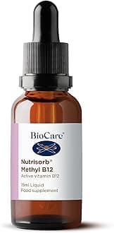 BioCare Nutrisorb Methyl B12 - Liquid Vitamin B12 (Methylcobalamin & Adenosylcobalamin) for Energy and Cognitive Support - 15ml