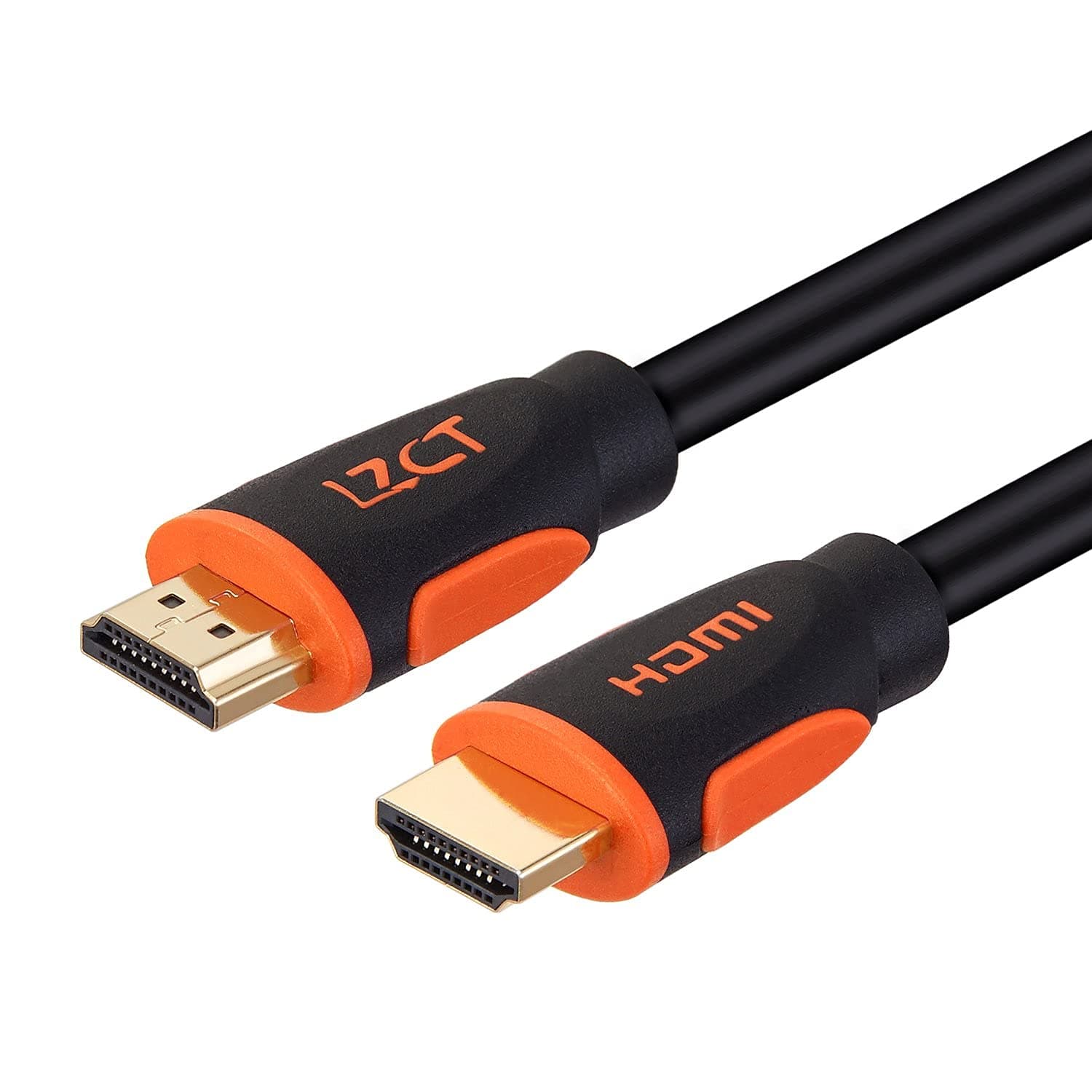 LZCT High-Speed HDMI 2.0 Dual Moulding Cable 4K@60HZ Ethernet 3D Audio HDTV XBOX LCD HD TV 2160P -35FT