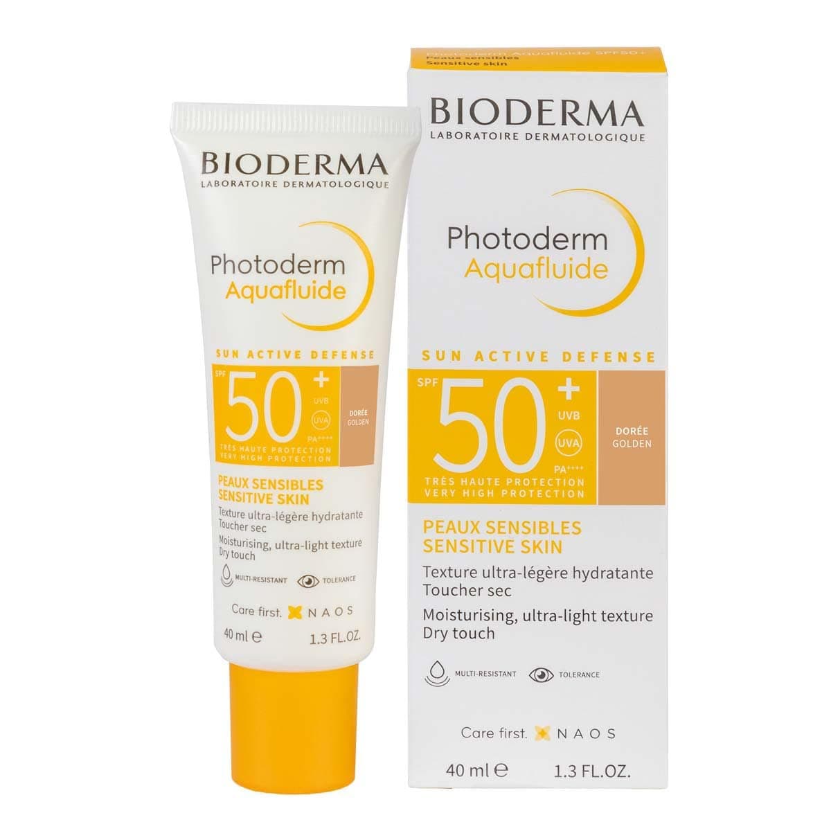 Photoderm Aquafluide Toucher Sec Dore SPF50+
