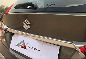 AutoPop Imported Chrome Rear Trunk Steamer Dicky Number Plate Bezel Garnish for Maruti Suzuki Ertiga (Current gen)