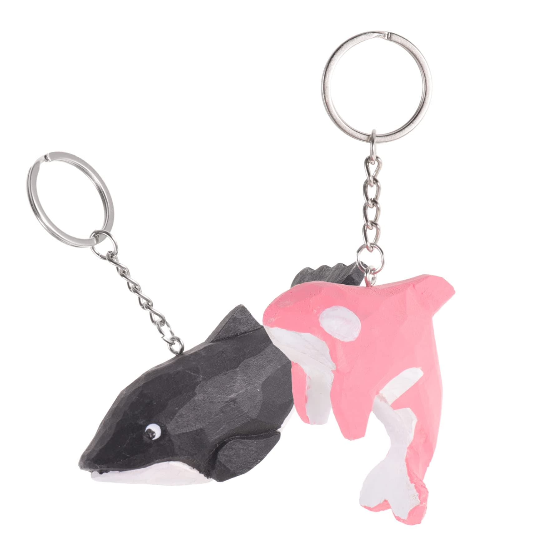 Angoily 2pcs Wooden Key Chain Rabbit Keychain Mini Carrot Model Keychain Decorative Keychain Women's Bags Vegetable Alloy