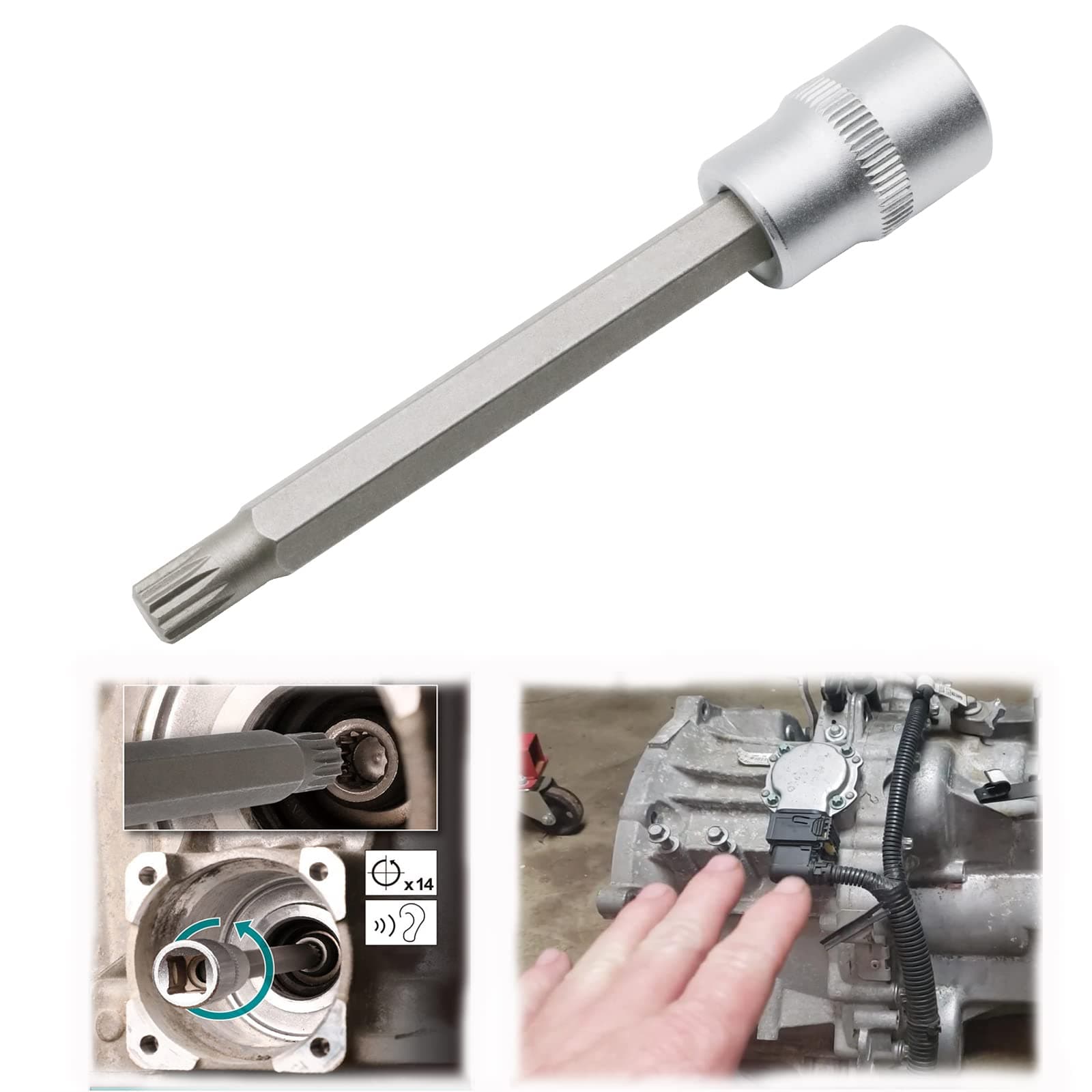 DSG Gearbox Clutch Motor Electromechanical Unit Unlocking Tool for Ford DPS6 / 6DCT250 Focus Car Motors Transmission Ford Focus DPS6 Clutch Reset Actuator Tool