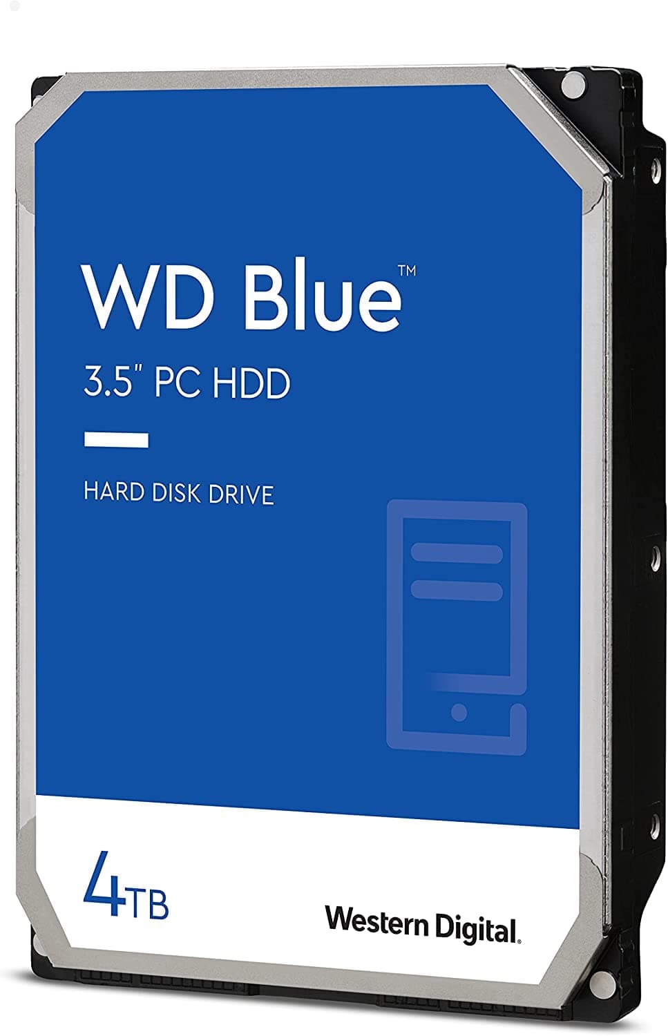 Western Digital 4TB WD Blue PC Internal Hard Drive HDD - 5400 RPM, SATA 6 Gb/s, 256 MB Cache, 3.5" - WD40EZAZ (WD Factory Recertified) (Renewed)