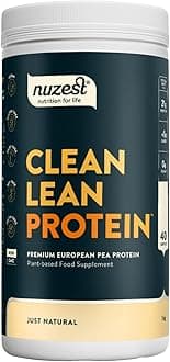 Vegan Protein Powders by Nuzest - Clean Lean Protein - Just Natural - Plant Based Pea Protein Shake - Low Calorie & Low Carb - Gluten Free - Dairy Free - 1kg (40 Servings)